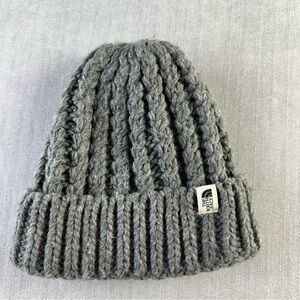 The North Face Gray‎ Cable Knit Beanie Unisex One Size Winter Hat NF0A3FI5